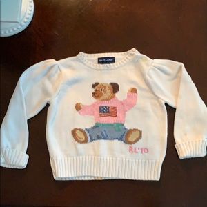 Ralph Lauren’s baby girl sweater